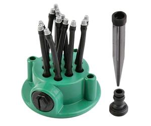Arroseurs - Système D'irrigation Rotatif À 360°, Arroseur De Pelouse, Système D'économie D'eau Réglable, Base À Pointes Pointues Robustes Spécifiques À La Pelouse | Pour L'arrosage, Le Nettoyage Des P