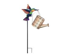 Arrosoir 1 Pièce Décoration de Jardin avec Lumières LED Effet et Crochet Colibri pour Utilisation Extérieure Arrosoir Effet