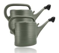 Arrosoir 10 litres 2 pièces - Arrosoir de jardin en plastique avec tête de pulvérisation - Arrosoir pour jardin, balcon, plantes d'intérieur, fleurs et potagers - pour l'intérieur et l'extérieur