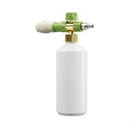 Arrosoir à mousse portable de 1000 ml avec double connecteur, compatible avec lance à mousse et buse de nettoyeur haute pression, conçu pour un nettoyage efficace de voiture et de maison (petit)