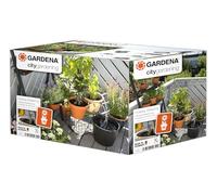 Arrosoir automatique de vacances pour jardinage urbain Gardena : kit d'arrosage de plantes, arrosage de jusqu'à 36 plantes (1265-20)