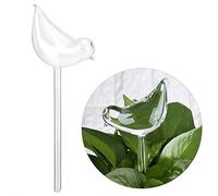 Arrosoir Automatique Forme Oiseau Verre, Dispositif d'Arrosage Art Déco Fleurs Jardin Irrigation Dispositif Simple de Pot de Fleurs Accessoires de Jardin Patio Pelouse Bonsai