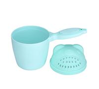 Arrosoir Bain Bebe, Rinceur De Bain Shampoing Pour Bébé Tasse Enfant Mignon Lavage Cheveux Bain Rincer Protection Yeux(vert)
