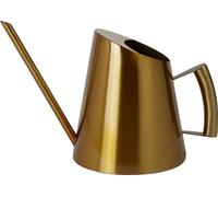 Arrosoir, capacité 1500 ml, construction métallique, taille compacte, or