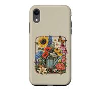Arrosoir de Fleurs de Jardin Vintage Papillon Jardinier Art Coque pour iPhone XR