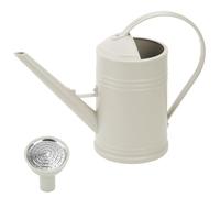 Arrosoir de Jardin, 1.8L Arrosoir Portable, Petit Arrosoir avec Buse Réglable pour Plantes, Bouilloire d'Arrosage en Plastique pour l'intérieur et l'extérieur (Beige)