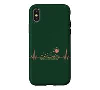Arrosoir de Jardinage Fleurs de Battement de cœur Jardinier Coque pour iPhone X/XS