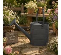 Arrosoir décoratif - En métal - Style vintage - Anthracite - 3,5 l