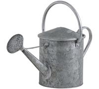 AUBRY GASPARD - Arrosoir Décoratif en Zinc Lourd - Contenance 5 litres - Ø 20 cm x Hauteur 33 cm - Anse Pratique - Idéal pour Décoration de Jardin - Robuste et Résistant à l Humidité