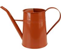 Arrosoir Décoratif Métal Marron Orange 1,7L Style Vintage pour Plantes & Fleurs séchées H23cm