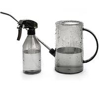 Arrosoir d'intérieur - Petit arrosoir pour Plantes d'intérieur, Plantes Grasses et Fleurs - Long Bec - 1 Litre - avec Vaporisateur pour Plantes