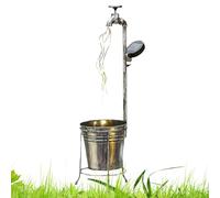 Arrosoir - Éclairage LED rétro flexible et étanche | Vase décoratif pour jardin, cour, terrasse, pelouse, métal, blanc chaud, lampe solaire