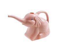 Arrosoir éléphant 2 litres PP avec buse longue pour maison bonsaï créatif rose 30 x 12 x 18 cm
