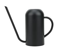 Arrosoir en Acier Inoxydable 1,5L à Longue Bouche pour Plantes d'Intérieur/Extérieur, Design Rétro Noir - Grande Capacité 50 oz sans Fuite