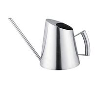 Arrosoir en Acier Inoxydable brossé Design élégant Capacité de 1500 ML pour Le Jardinage intérieur et extérieur Construction Solide de qualité supérieure Couleur Argent Taille 1,5