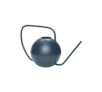 Arrosoir en métal bleu pétrole, 1,5 L, forme ronde, bec long, poignée fine - Hübsch, Vale - 33x16x20 cm