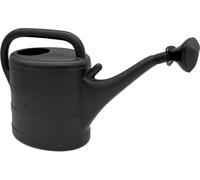 Arrosoir en plastique 10 litres - couleur : anthracite - grand arrosoir de jardin avec douchette amovible
