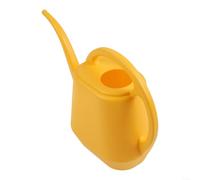 Arrosoir en plastique de 2 litres avec bec long pour une irrigation à faible impact des collections de jardins de mousse et des couvre-sols qui aiment l'ombre (jaune)