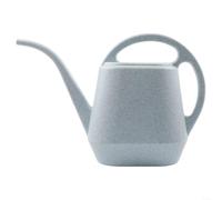 Arrosoir en plastique de 2 litres avec bec long pour une irrigation à faible impact des collections de jardins de mousse et des couvre-sols qui aiment l'ombre (gris)