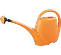 Arrosoir en plastique orange 4,5 l avec pulvérisateur