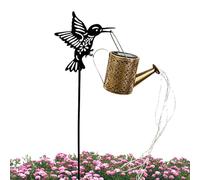 Arrosoir Lumière Solaire,Décoration Extérieure Avec LED En Forme De Colibri - Éclairage Environnemental Imperméable Poteaux De Jardin Pour Décorations De Fête Chemin Patio Noël