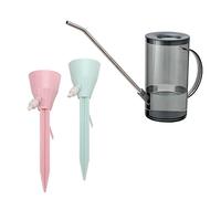 Arrosoir Plante Interieur,1L Arrosoir pour Plantes avec 2PCS Goutteurs d'irrigation Automatique,pour arroser Les Plantes de Jardin Fleurs terreau d'intérieur