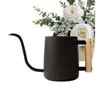 Arrosoir pour | Bouteille en Acier Inoxydable à Long Bec - Petit arrosoir pour d'intérieur avec poignée en Bois - pour terrasse, Noël, Jardinage, Irrigation, Maman, Femme, Grand-mère