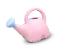 Arrosoir pour enfants en forme d'éléphant, jolie bouilloire en plastique, jouet de jardinage, 1,5 l, rose