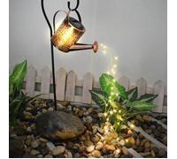 Arrosoir Solaire Lumière,Led Lumière Solaire Cascade Extérieur Décoratif Arrosoir Lanterne L'Arrosoir D'Art Jardin,Lampe,1.2V