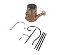 Arrosoir solaire lumières décor de jardin extérieur en métal rétro lampe fée cascade lumière pour Patio pelouse cour sentier