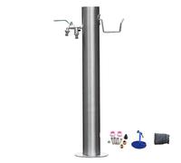 Arrosoir Vertical Antigel en Acier Inoxydable pour Jardin Et Extérieur, avec Pistolet Pulvérisateur pour Arrosage Et Irrigation,86 * 21cm/34 * 8in