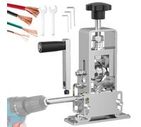 Arrovarp 1-21 Mm Denudeuse De Cable Electrique, Machine Manivelle À Dénuder Fils Electriques Portable, Machine À Dénuder Les Fils Manuelle pour Recyclage des Déchets Cuivre, Traitement des Lignes