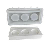 Arrovarp Moules en silicone avec socle - Moule en silicone avec socle - Moule en silicone avec lettres - Moules en silicone pour maisons - Moule en silicone pour bougies chauffe-plat