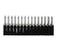 Arrow 160758 T59 Boîte de 300 Cavaliers 17 mm à pont isolant 8 x 8 mm pour câble ø 8 mm Noir