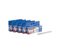 Arrow 202-EK Lot de 5 000 agrafes standard en acier galvanisé de 6,35 mm de long pour agrafeuses de bureau pour entreprise, fournitures de salle de classe, bureau à domicile et travaux manuels