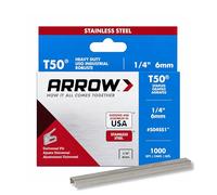Arrow Agrafes 0161806 – Acier inoxydable 6 mm – Boîte de 1000