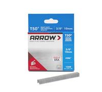Arrow Agrafes 506 – Boîte de 1250, 10 mm pour Agrafeuse T50