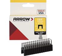 Arrow 591189BLSS Lot de 300 agrafes T59 isolées 5/16" par 5/16" Noir