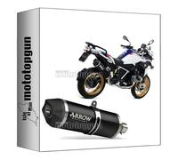 arrow 71805AKN pot echappement approuve maxi race-tech aluminium noir embout carby compatible avec bmw r1250 r-1250 gs 2019 2020 2021 2022 2023 mototopgun