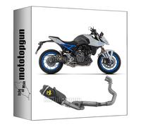 arrow 71956PKNW pot echappement approuve catalyse works titanium embout carby compatible avec suzuki gsx-8s 2023 mototopgun