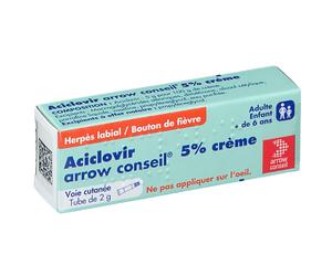 Arrow® Aciclovir Conseil 5 % Crème 2 g