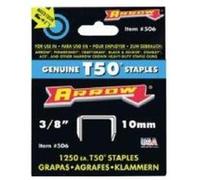 Arrow - agrafes t 50 acier inoxydable - 10mm boite de 1000 G