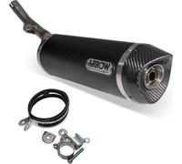 ARROW DARK THUNDER avec embout en carbone pour Yamaha WR125X / WR125R année modèle 2009-2016