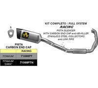 ARROW Échappement complet de compétition avec silencieux final en titane pour Aprilia Rs 457
