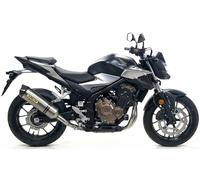 ARROW Échappement RACE TECH pour Honda CB500F 2019-2020 CBR500R 2019-2020 en titane avec bouchon en carbone