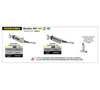 72508SKN - Silencieux Echappement Arrow Sonora Dark Husqvarna Norden 901 (22)