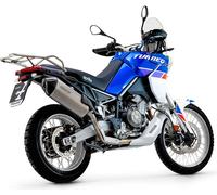 Arrow Sonora Titanium With Carbon End Cap Aprilia Tuareg 660 ´22 Homologated Muffler Argenté Homologated