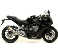 ARROW Échappement STREET THUNDER pour Honda CBR650F 2014-, en aluminium avec embout en carbone (Seulement avec ARROW K