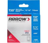 Arrow Fastener 509 Lot de 3 agrafes T50 9/16"
