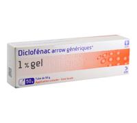 Arrow Generiques Diclofénac 1% Gel 20 Applications Par 2,5g Tube 50g